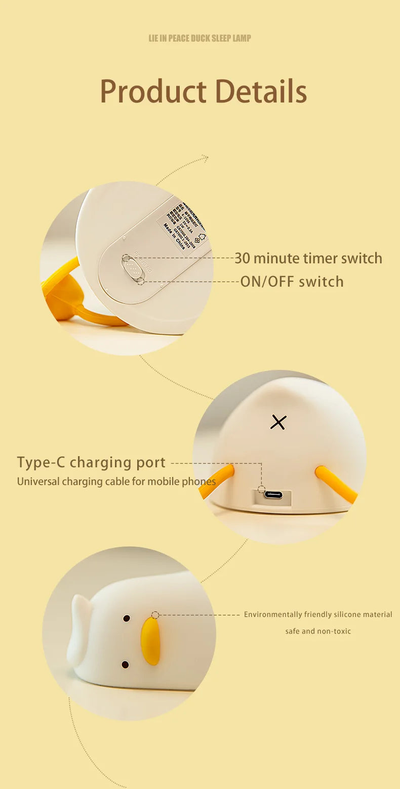 Lazy Duck Night Light