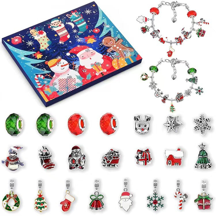 Christmas Advent Calendar Bracelets Set